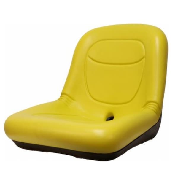 Aftermarket Yellow Low Back Seat Fits John Deere Mower F510 F525 SEQ90-0549 - main